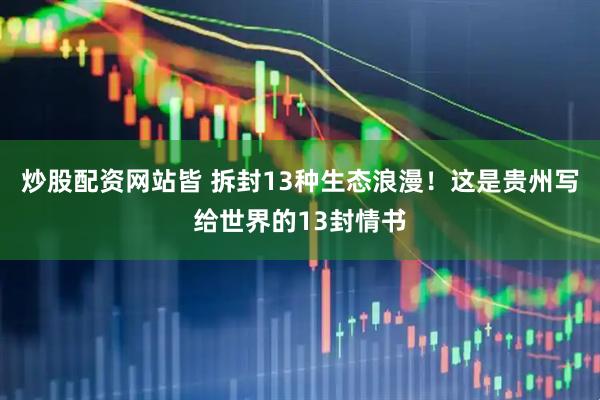 炒股配资网站皆 拆封13种生态浪漫！这是贵州写给世界的13封情书